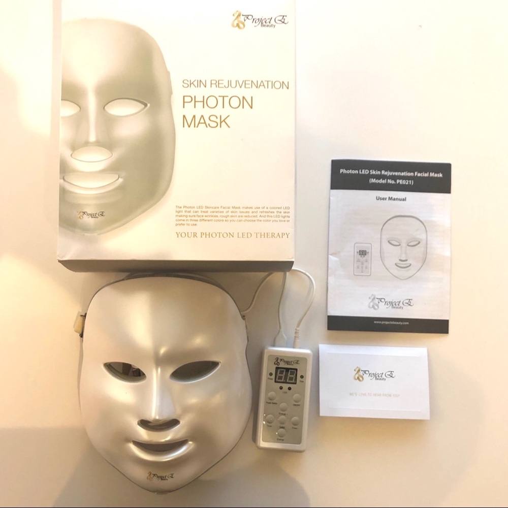 Project E Beauty 3 Color LED Red Light Photon Mask
